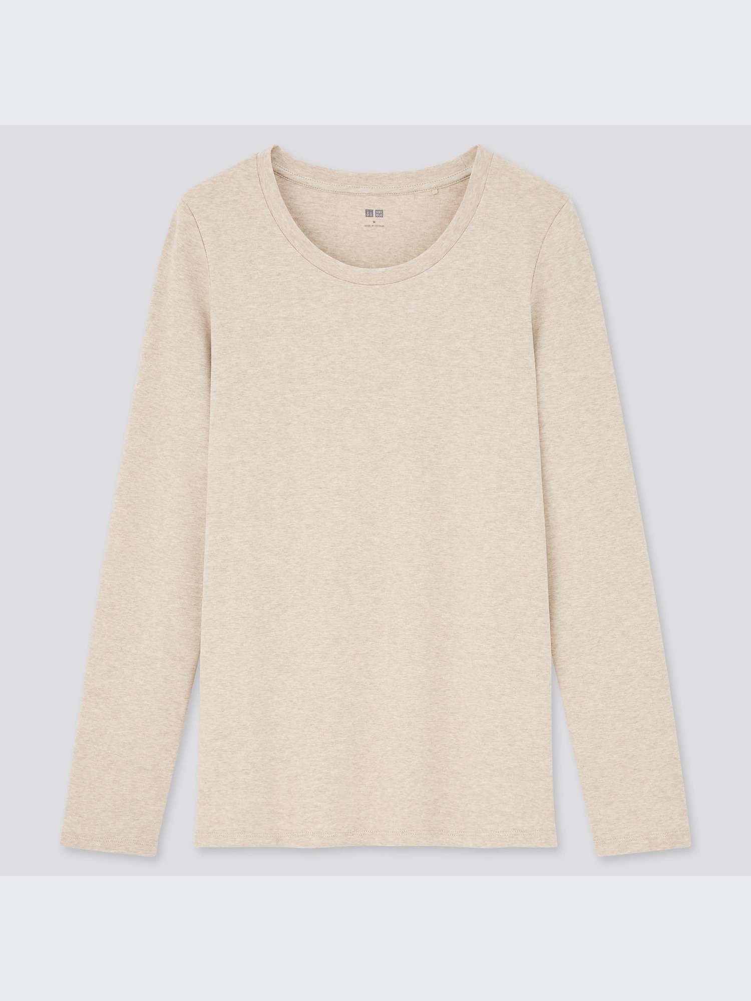 tシャツ ストレッチ コットンクルーネック ロングスリーブTシャツ レディース メンズ セール】ストレッチ コットンクルーネック ロングスリーブT