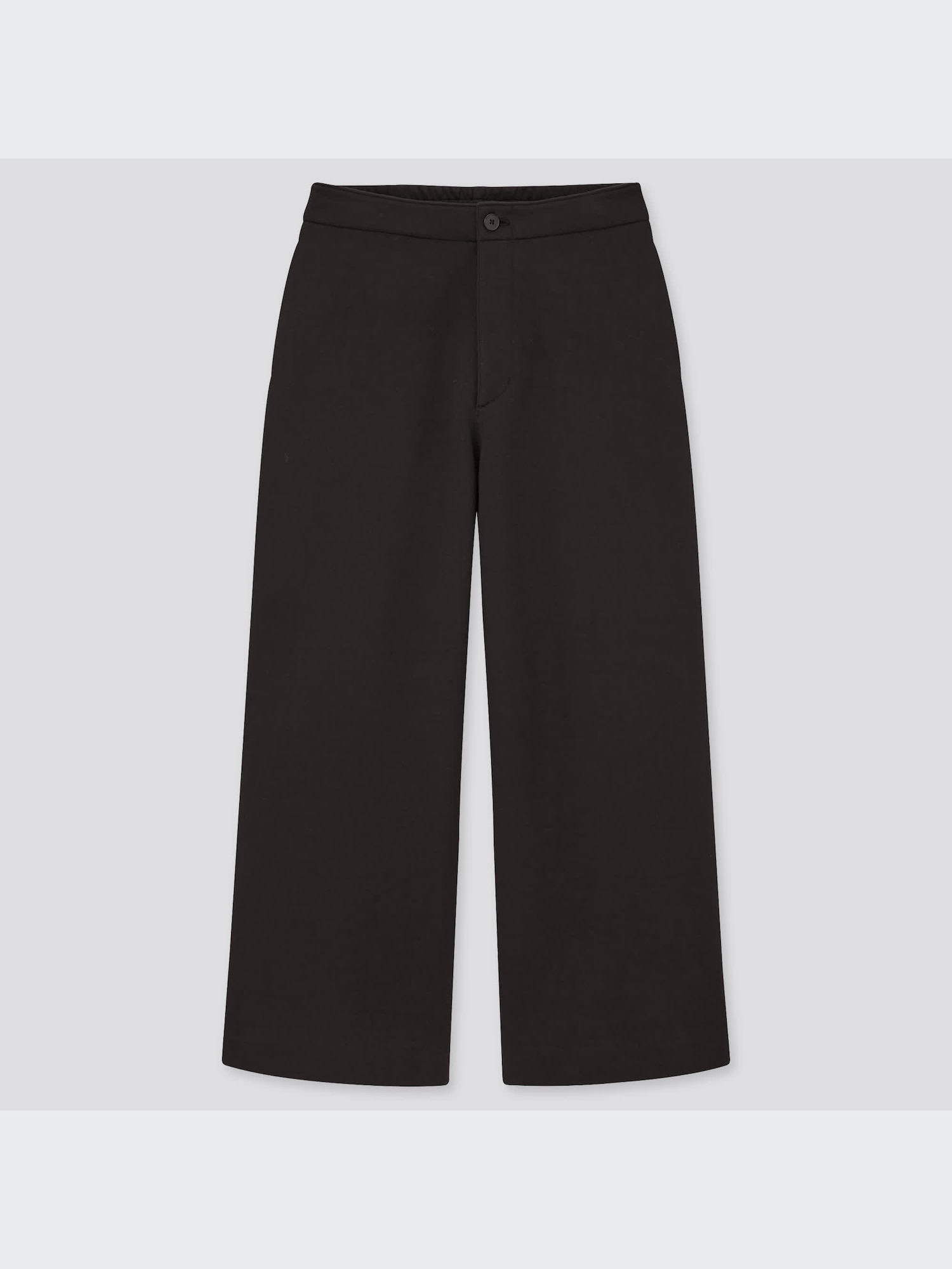 ユニクロ公式 | ワイドクロップドジャージーパンツ（丈長め58～60cm）