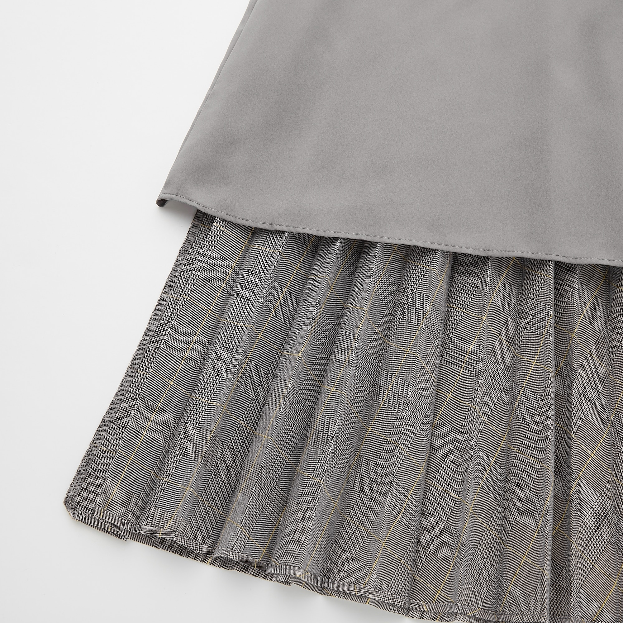 アコーディオンプリーツロングスカート（グレンチェック・丈短め73～77cm） (WOMEN) | ユニクロ