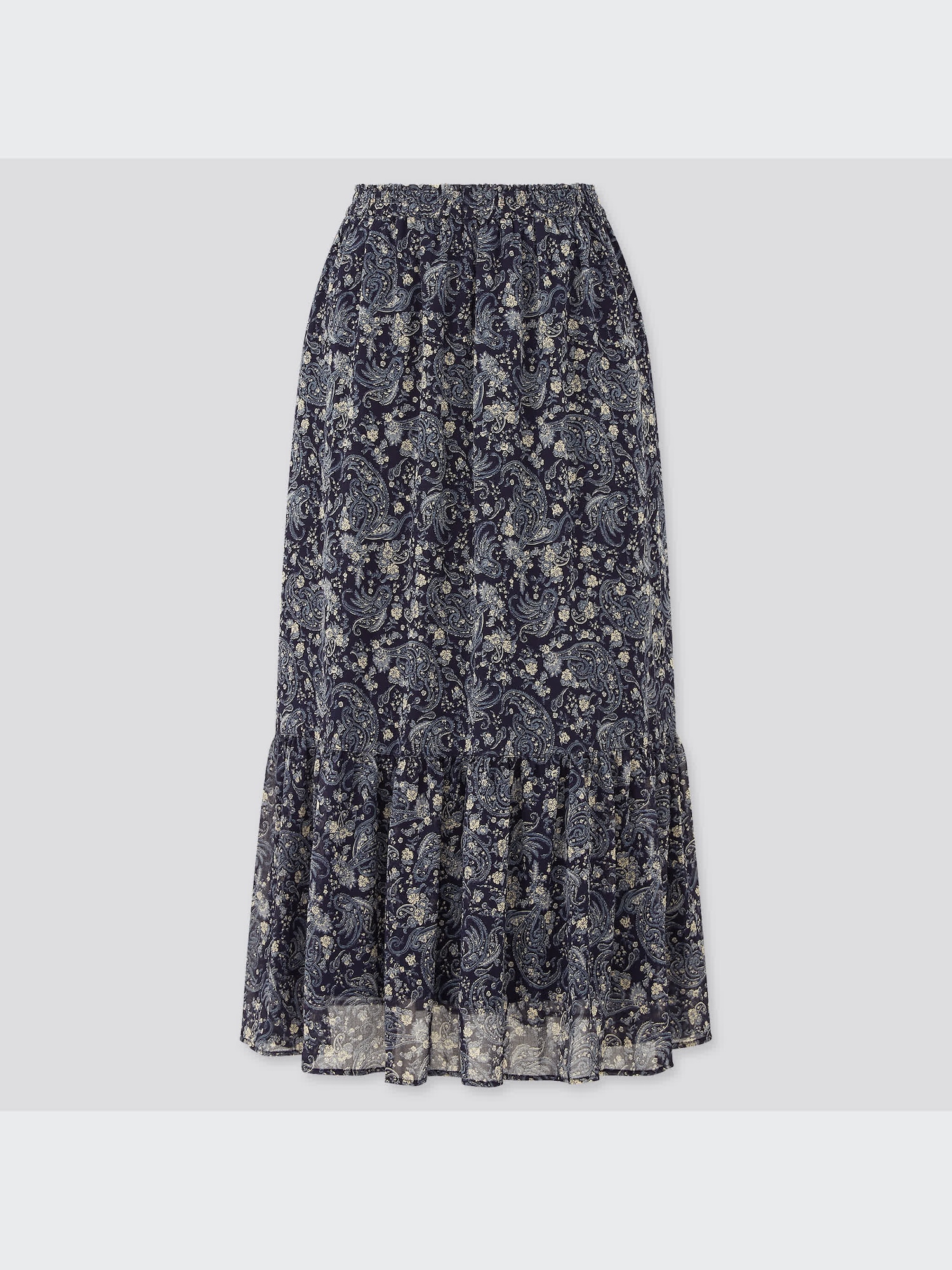 ユニクロ公式 | Joy of Printシフォンティアードロングスカート