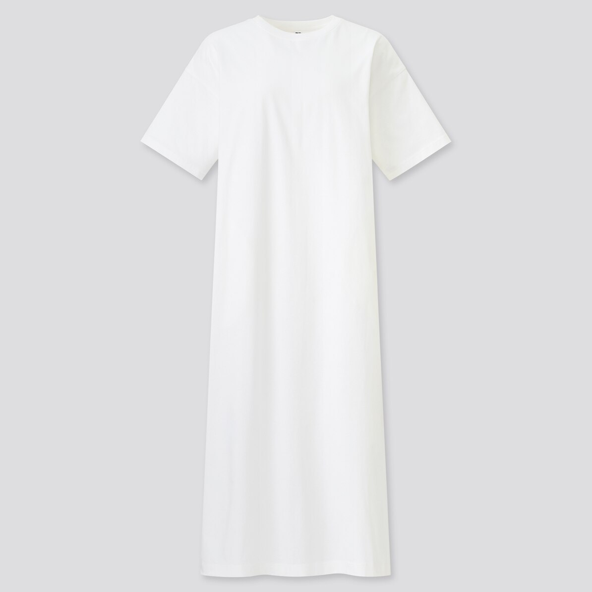 マーセライズコットンロングtワンピース 半袖 Women ユニクロ