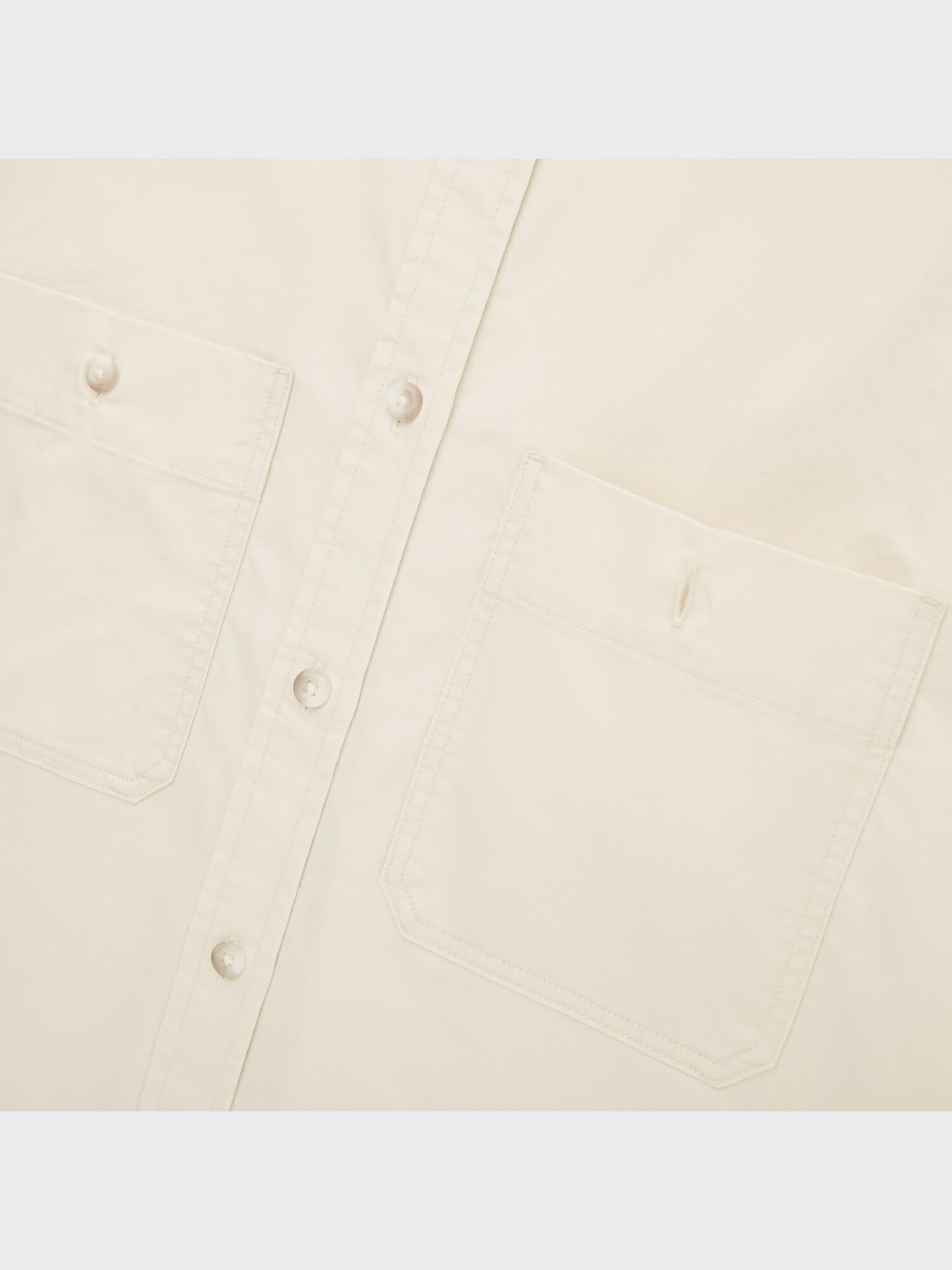 おきゃんで　再出品 ユニクロ公式 | ダブルポケットオーバーサイズシャツ（長袖）