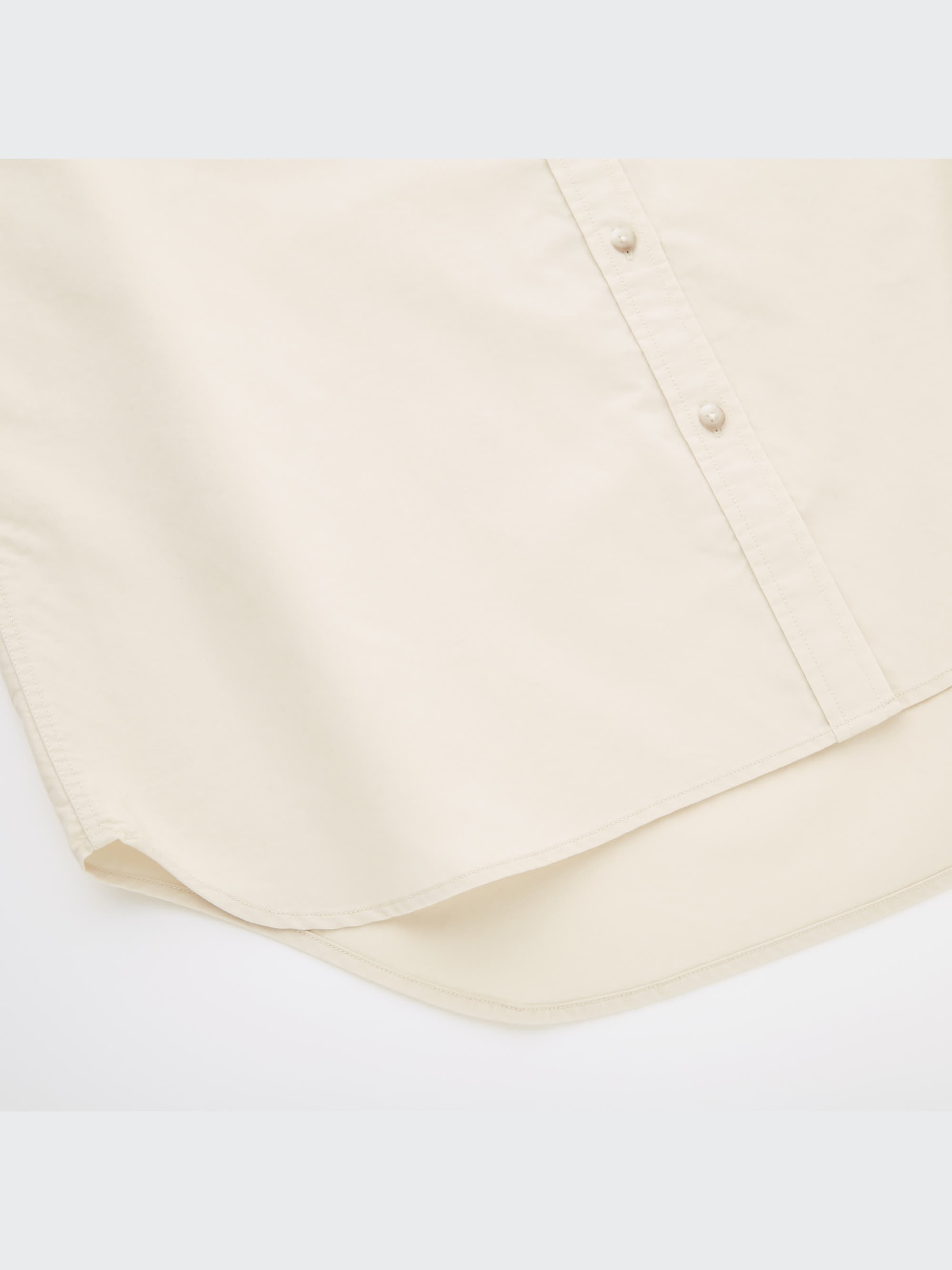 おきゃんで　再出品 ユニクロ公式 | ダブルポケットオーバーサイズシャツ（長袖）