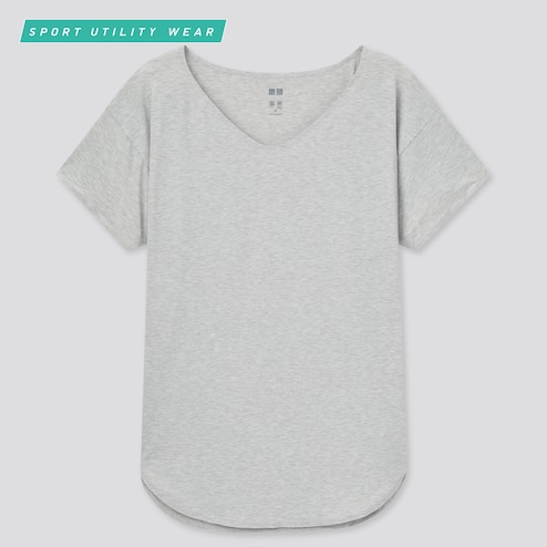Uniqlo Women's AIRism Seamless Short Sleeve T-Shirt