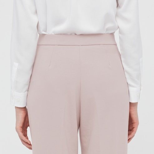 Stretch Double Face Straight Pants