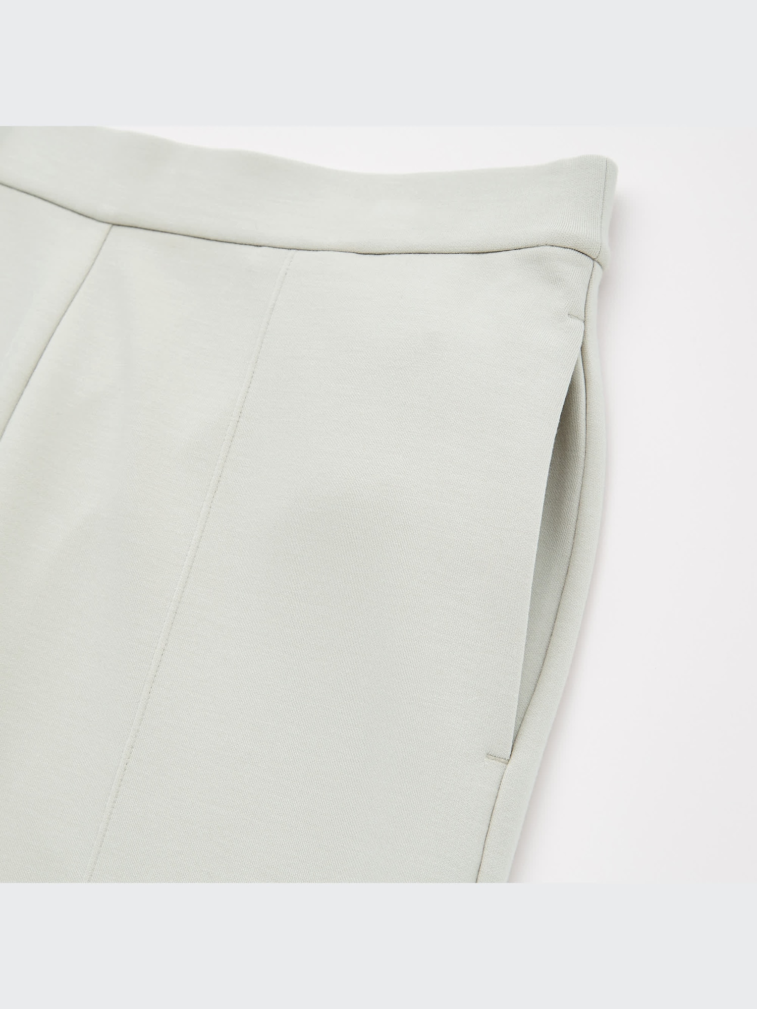 ユニクロ公式 | ストレッチダブルフェイスストレートパンツ（丈標準67