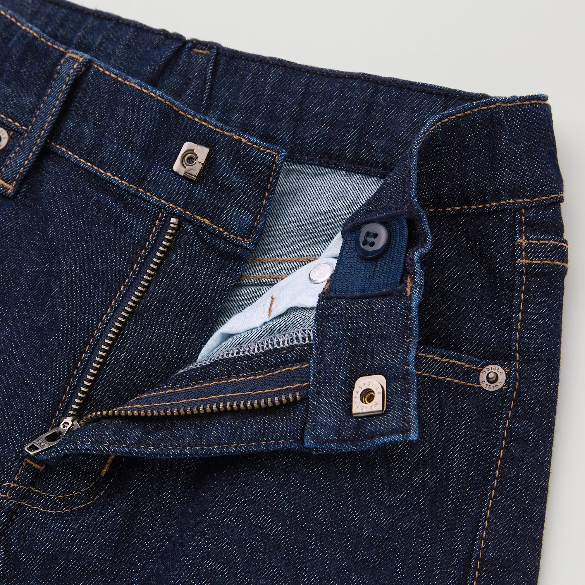 Kids ウルトラストレッチデニムスリムフィットパンツ ファスナー付 Kids ユニクロ