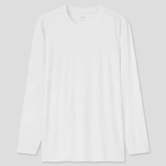 エアリズムクルーネックt 長袖 Men ユニクロ