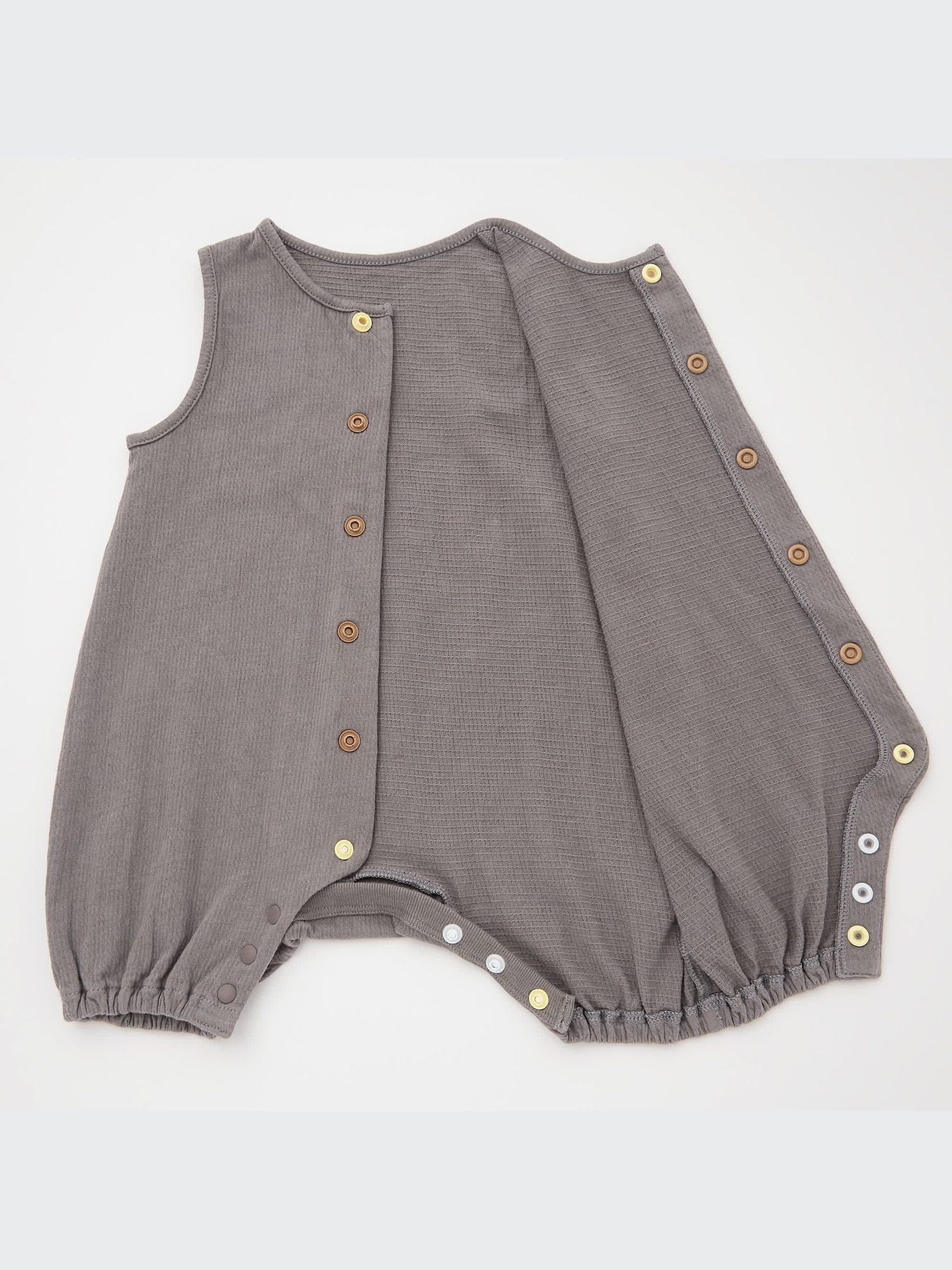 ユニクロ公式 | フロントボタンカバーオール（ノースリーブ・前開き）