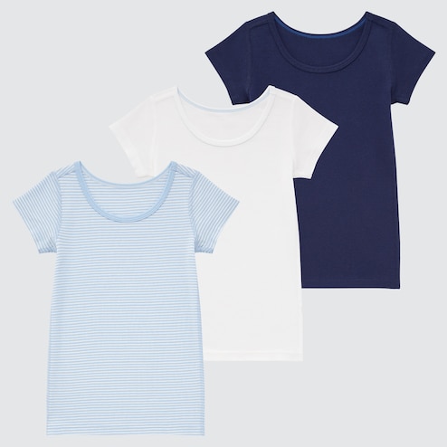 COTTON 1*1 RIBBED T-SHIRT 3 PACK (STRIPED)