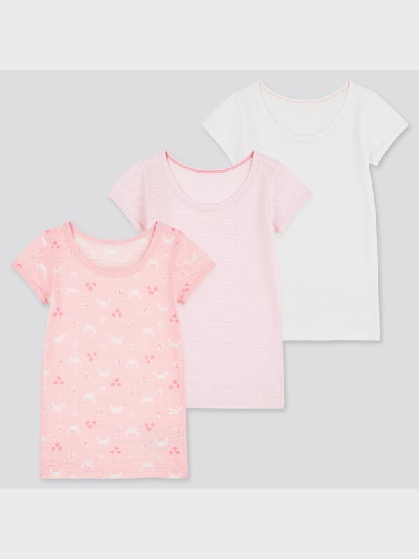 Joy of PrintコットンメッシュインナーT（半袖・3枚組）