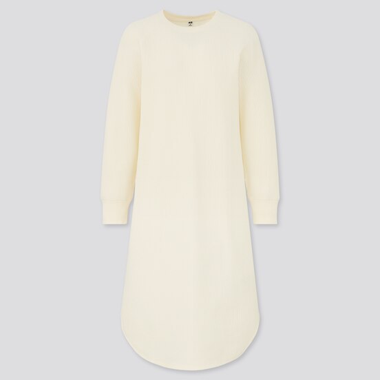 ソフトニットフリースワンピース 長袖 Women ユニクロ