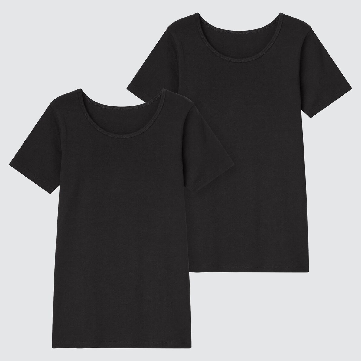 Kids コットンインナーuネックt 半袖 2枚組 Kids ユニクロ