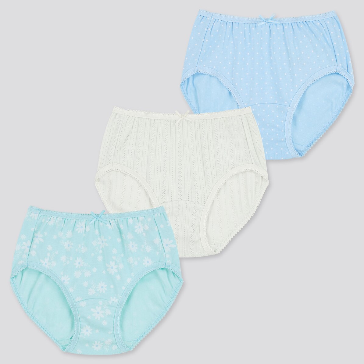 Girls ショーツ フラワー レギュラー 3枚組 Kids ユニクロ