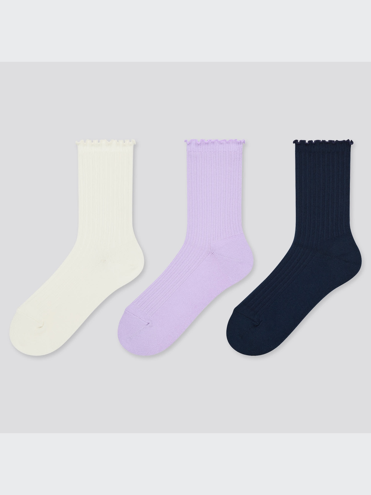 ユニクロ　テニス　完売品　ソックス　紫、山吹ライン　２足 ユニクロ公式 | NKテニスソックス 20FRA