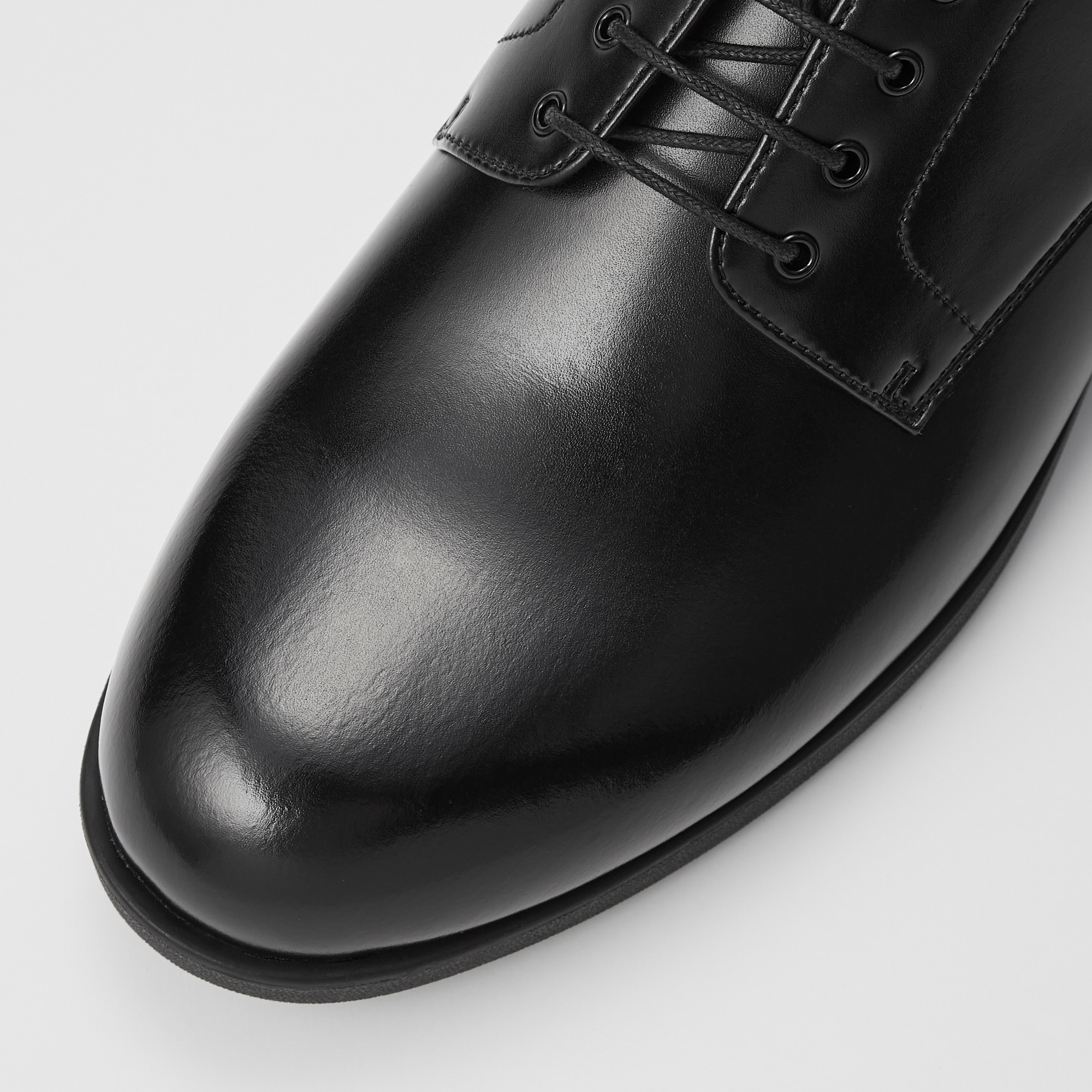 Mens black leather formal on sale shoes