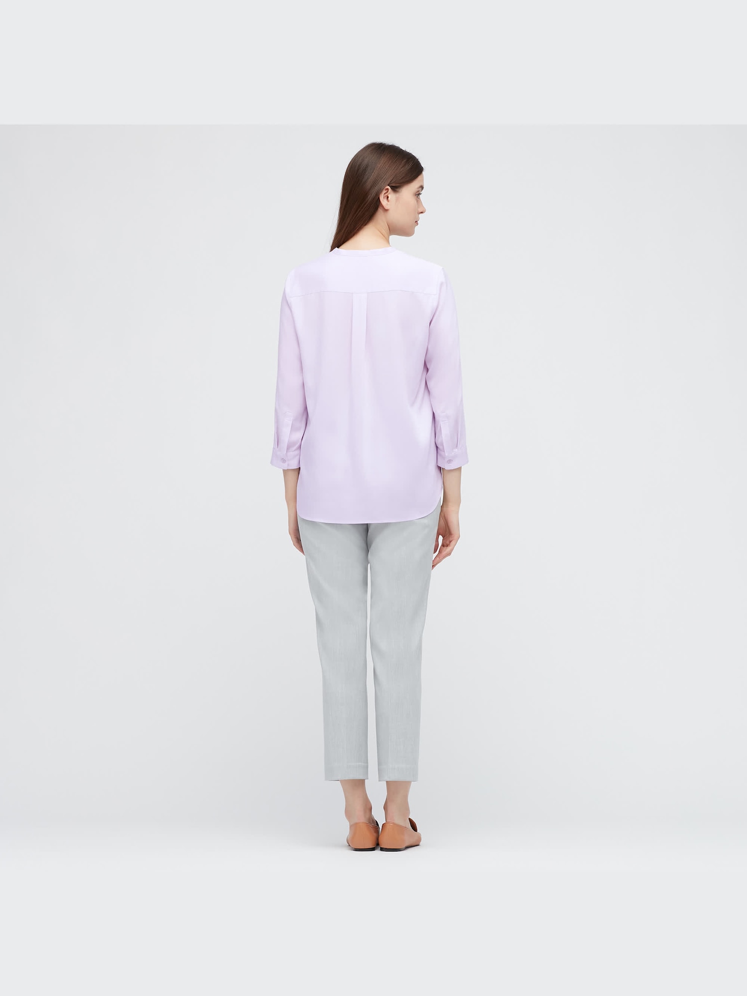 ユニクロ公式 | レーヨンスキッパーブラウス（7分袖）