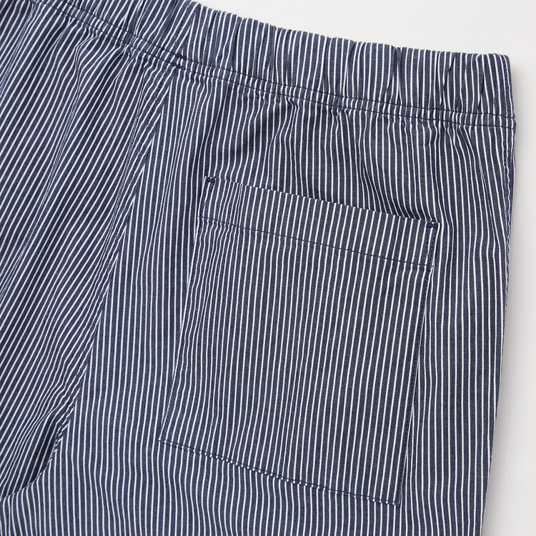 コットンリラックスアンクルパンツ ストライプ Men ユニクロ