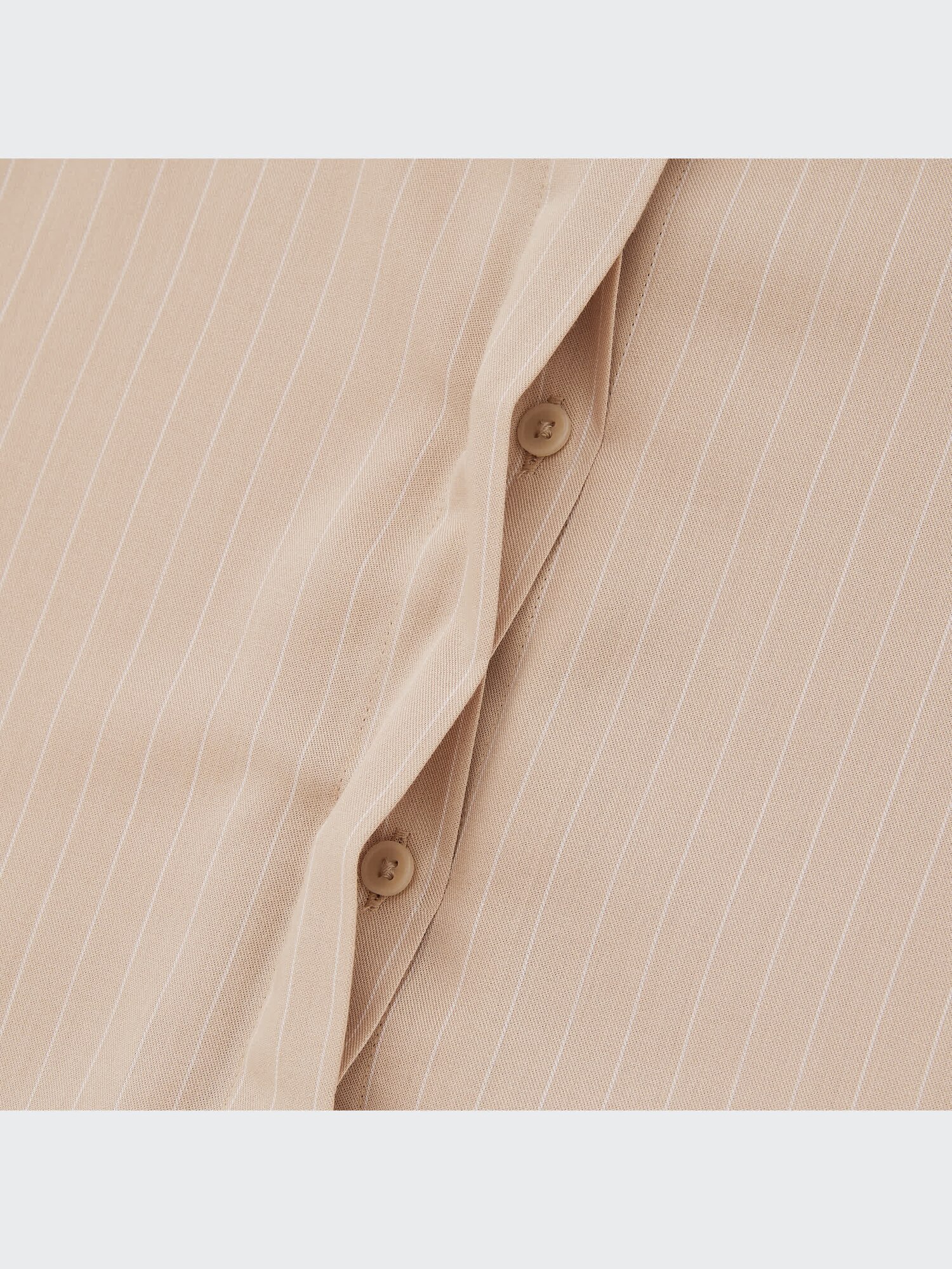 ユニクロ公式 | レーヨンバンドカラーストライプブラウス（長袖）