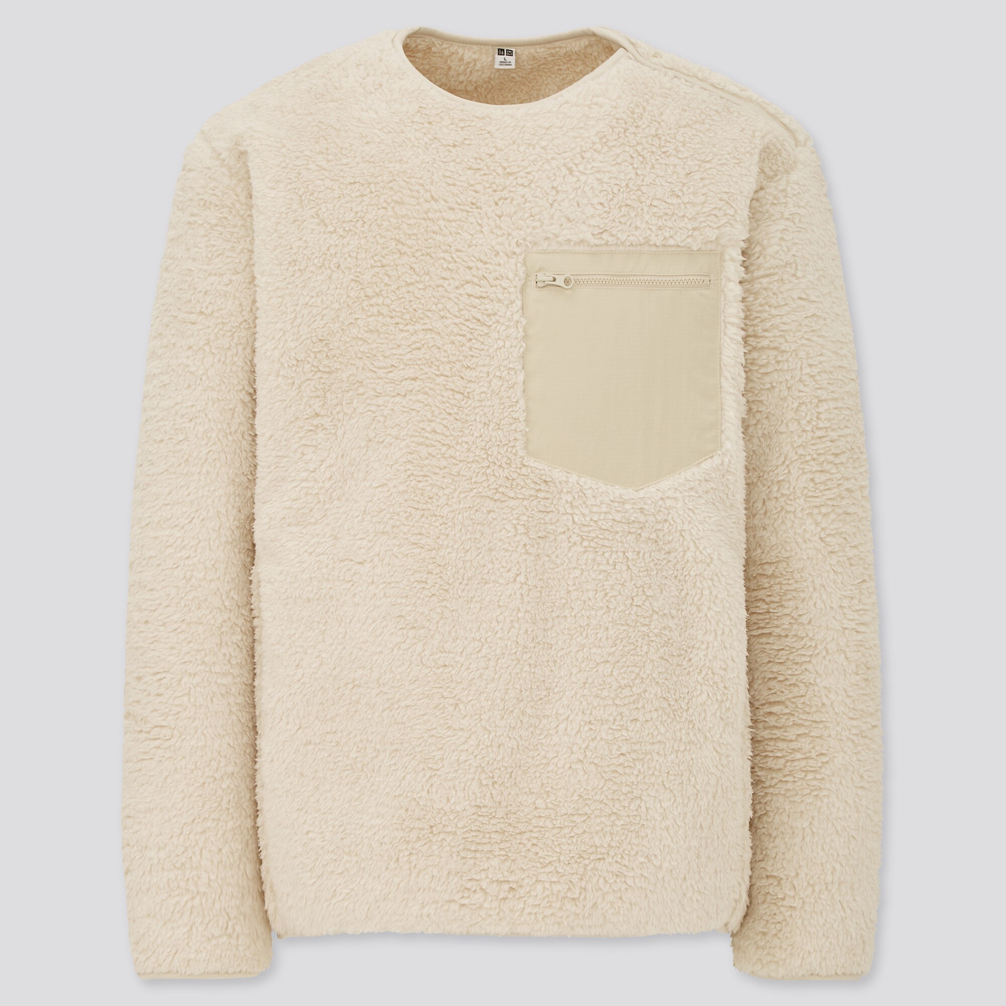 fluffy fleece pullover