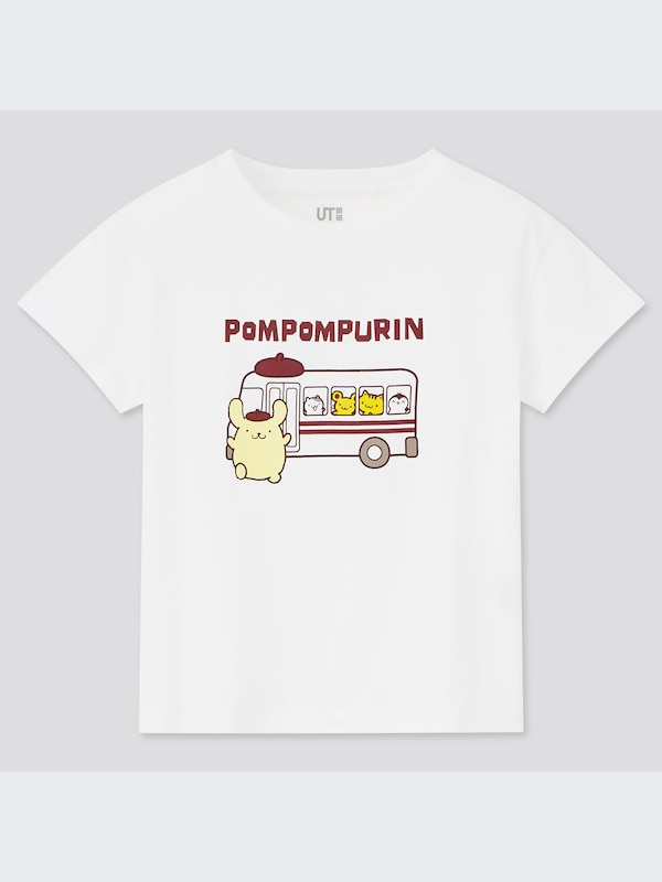 GIRLS サンリオ キャラクターズ ： ア・デイ・インマイライフ UT グラフィックTシャツ（半袖）