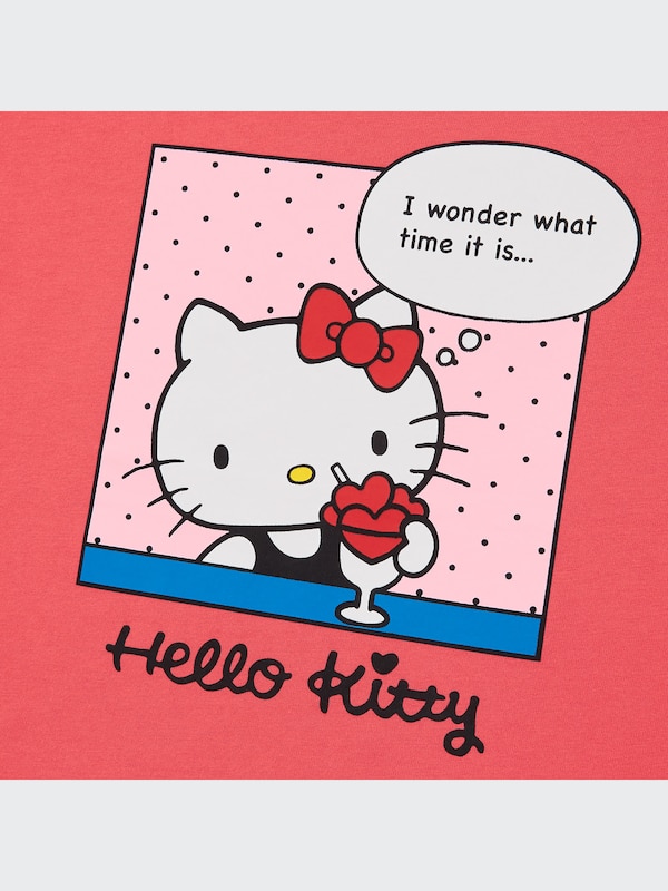 GIRLS サンリオ キャラクターズ ： ア・デイ・インマ  イライフ UT グラフィックTシャツ（半袖）