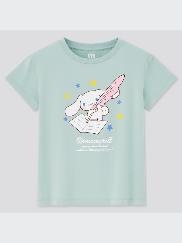 GIRLS サンリオ キャラクターズ ： ア・デイ・インマイライフ UT グラフィックTシャツ（半袖）