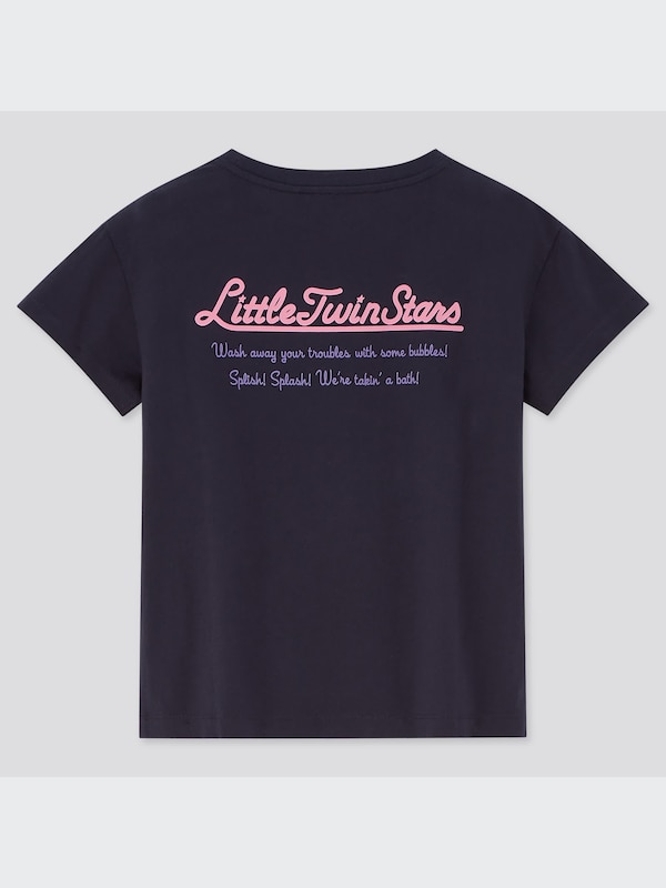 GIRLS サンリオ キャラクターズ ： ア・デイ・イン  マイライフ UT グラフィックTシャツ（半袖）