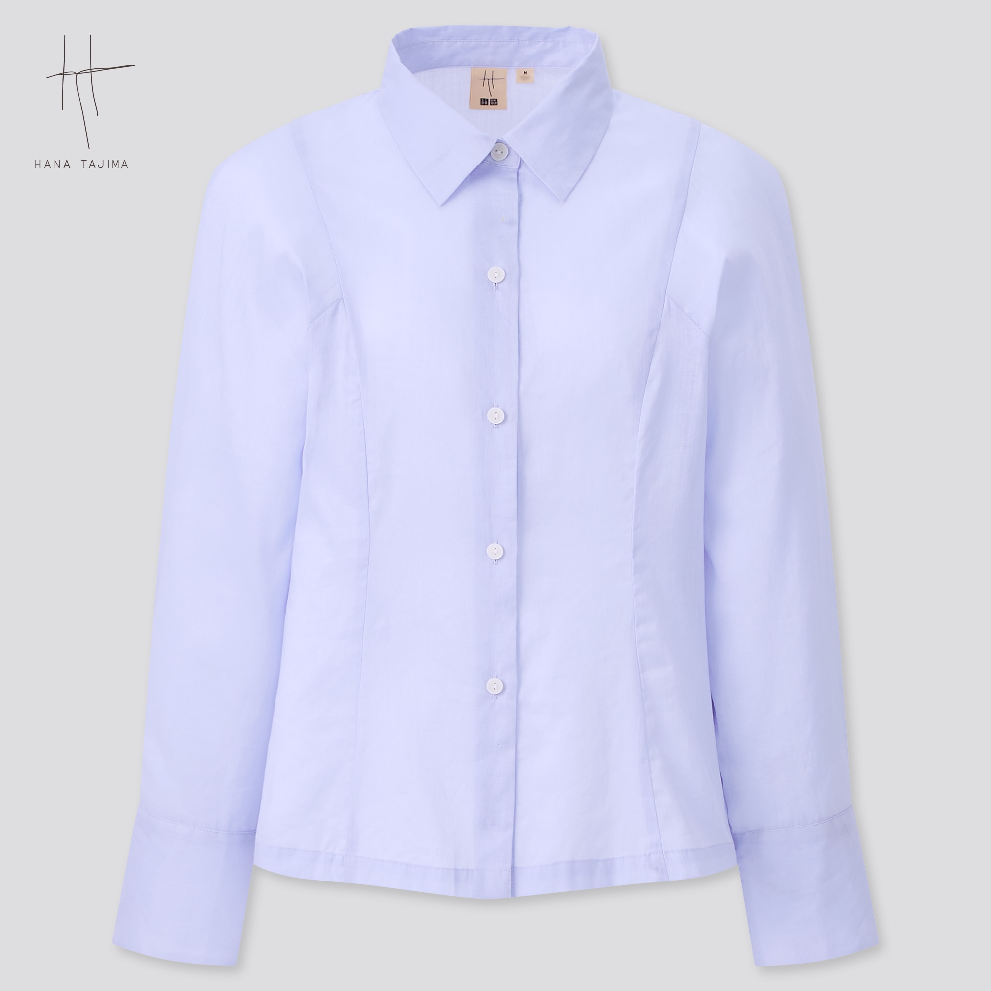 ラミーコットンシャツ 長袖 Women ユニクロ