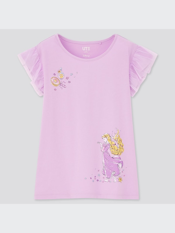 GIRLS ディズニー ヒロインズ ＆ ビューティフル トレジャー UT グラフィックTシャツ（半袖）
