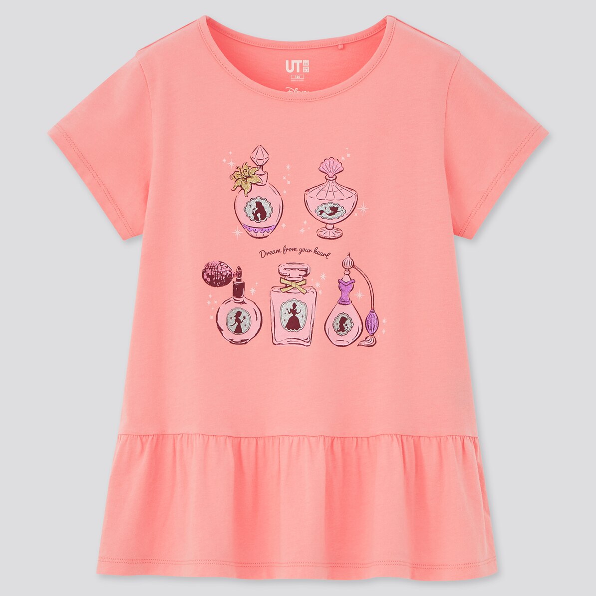 Girls ディズニー ヒロインズ ビューティフル トレジャー Ut グラフィックtシャツ 半袖 Kids ユニクロ