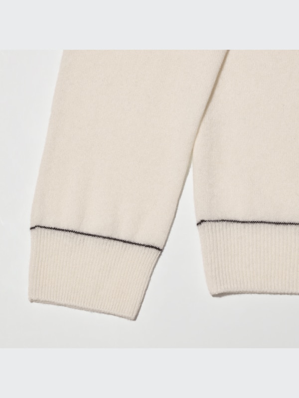 3Dカシミヤタートルネックセーター（長袖）