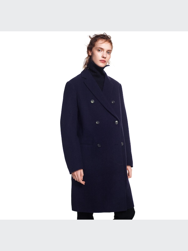 ユニクロ公式 | ダブルフェイスダブルブレストコート 