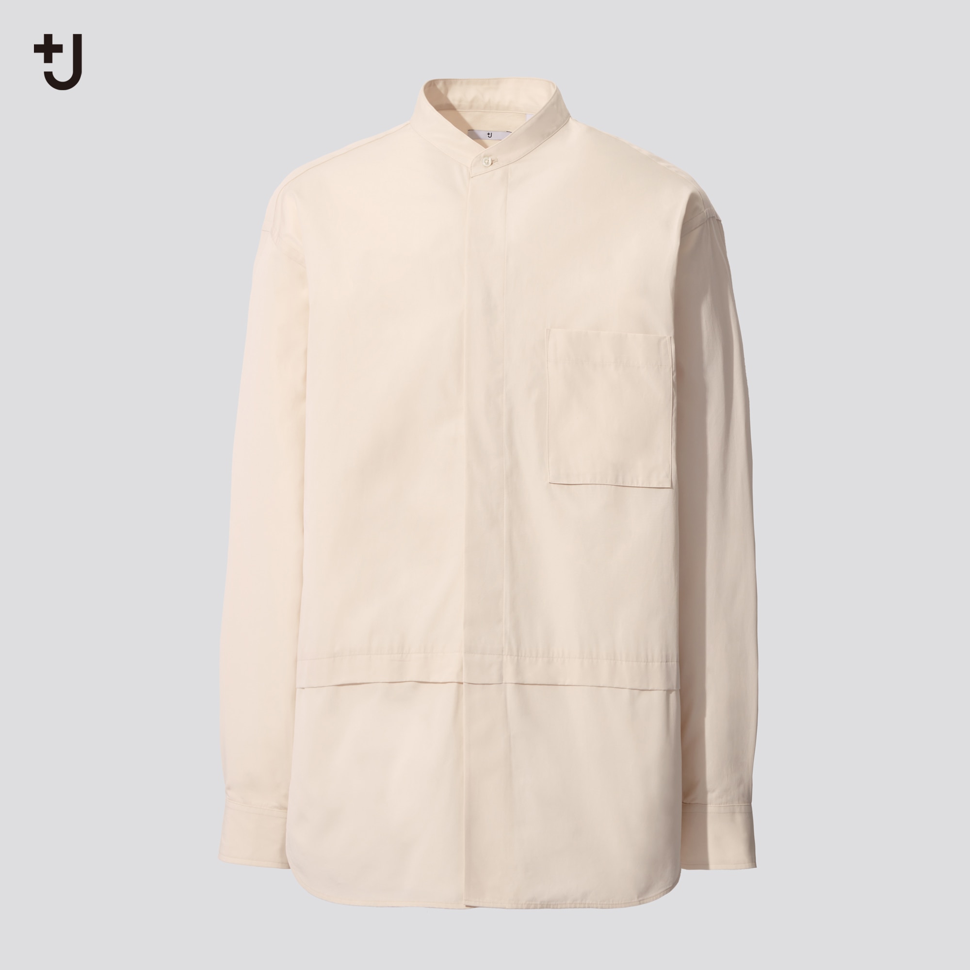 UNIQLO +J ユニクロ スーピマコットン オーバーサイズシャツ L 白