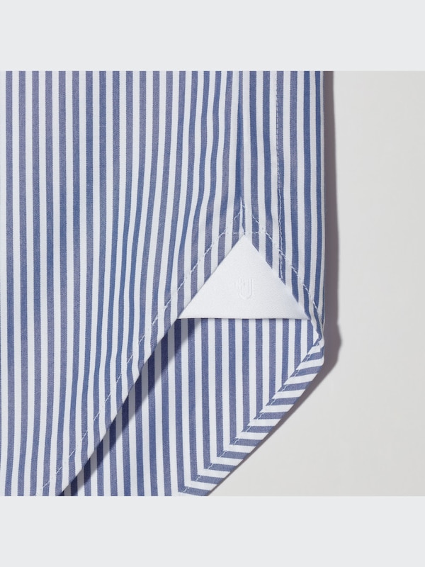 スーピマコットンオーバーサイズスタンドカラーシャツ（長袖・雲）