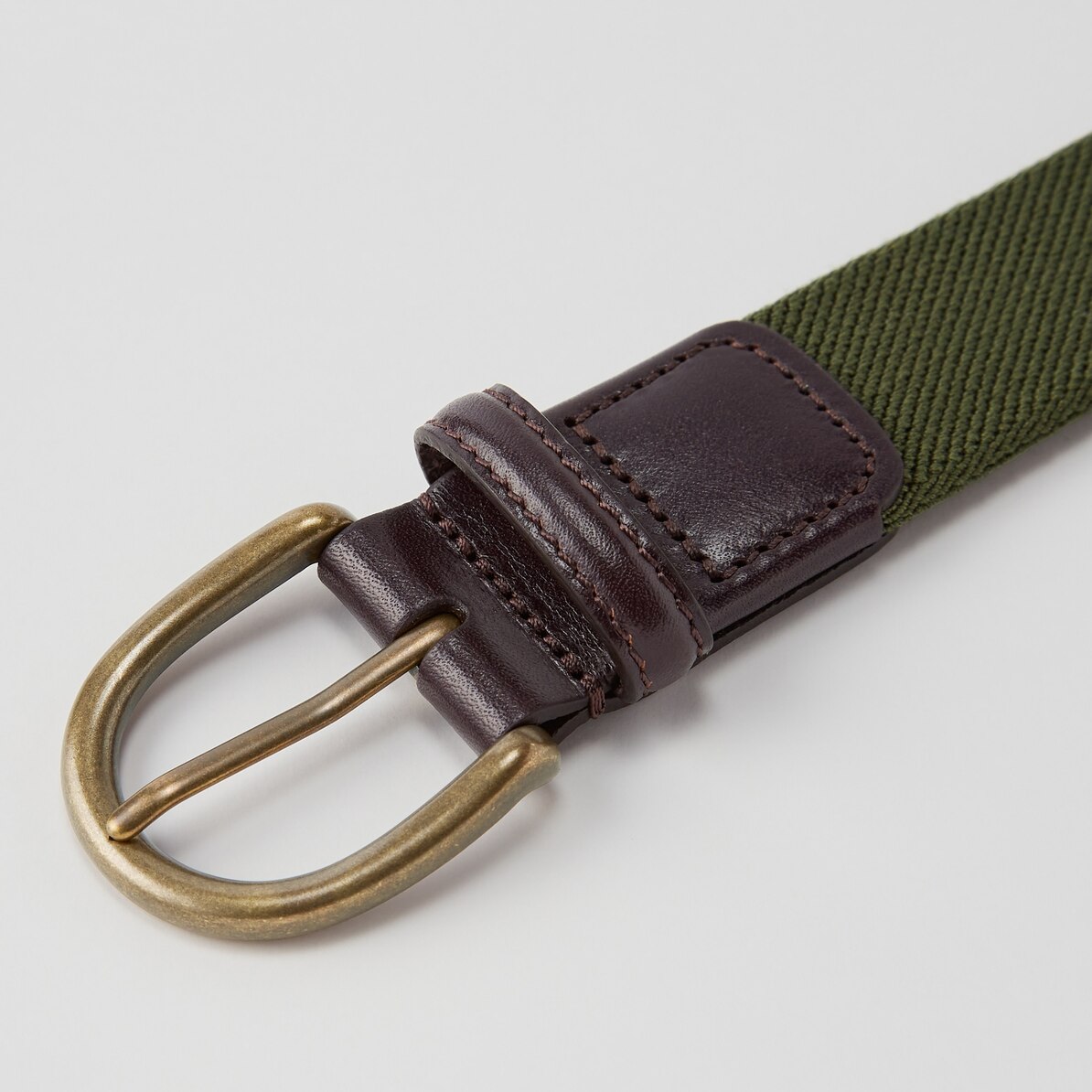 レザーコンビネーションストレッチベルト ユニクロ