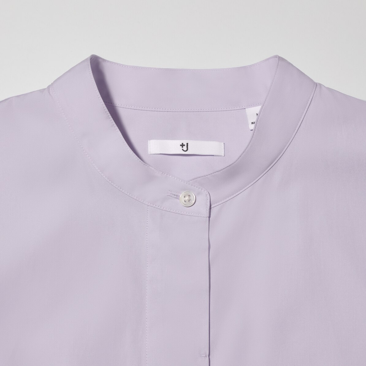 スーピマコットンスタンドカラーシャツ 長袖 Women ユニクロ