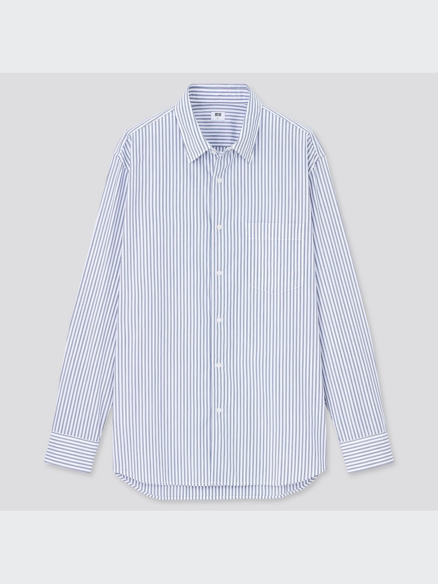 極美品　レスレストン　リネン　コットン　シャツ　ストライプ ATTACHMENT シャツ ストライプ レノクロス L/S / STRIPE LENO