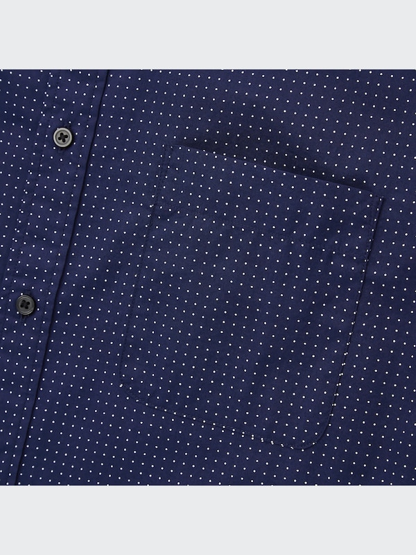 エクストラファインコットンブロードプリントシャツ（長袖）