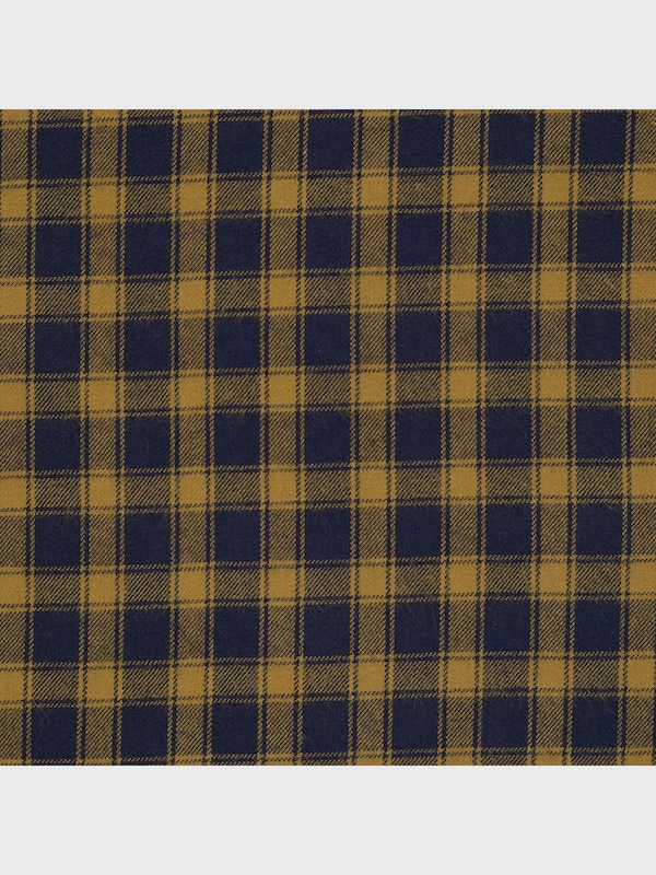 Brushed Cotton Checked Short Sleeve Shirt