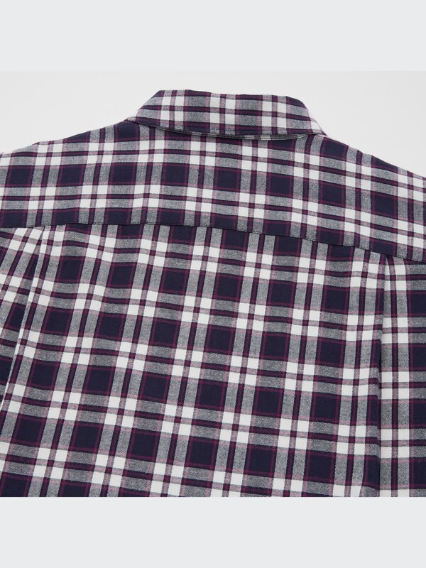 Kemeja Katun Brushed Kotak (Pdk)