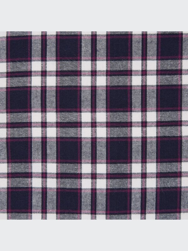 Kemeja Katun Brushed Kotak (Pdk)