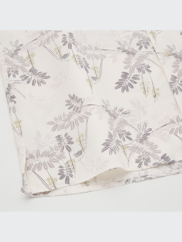 Kemeja Kerah Terbuka Lengan Pendek