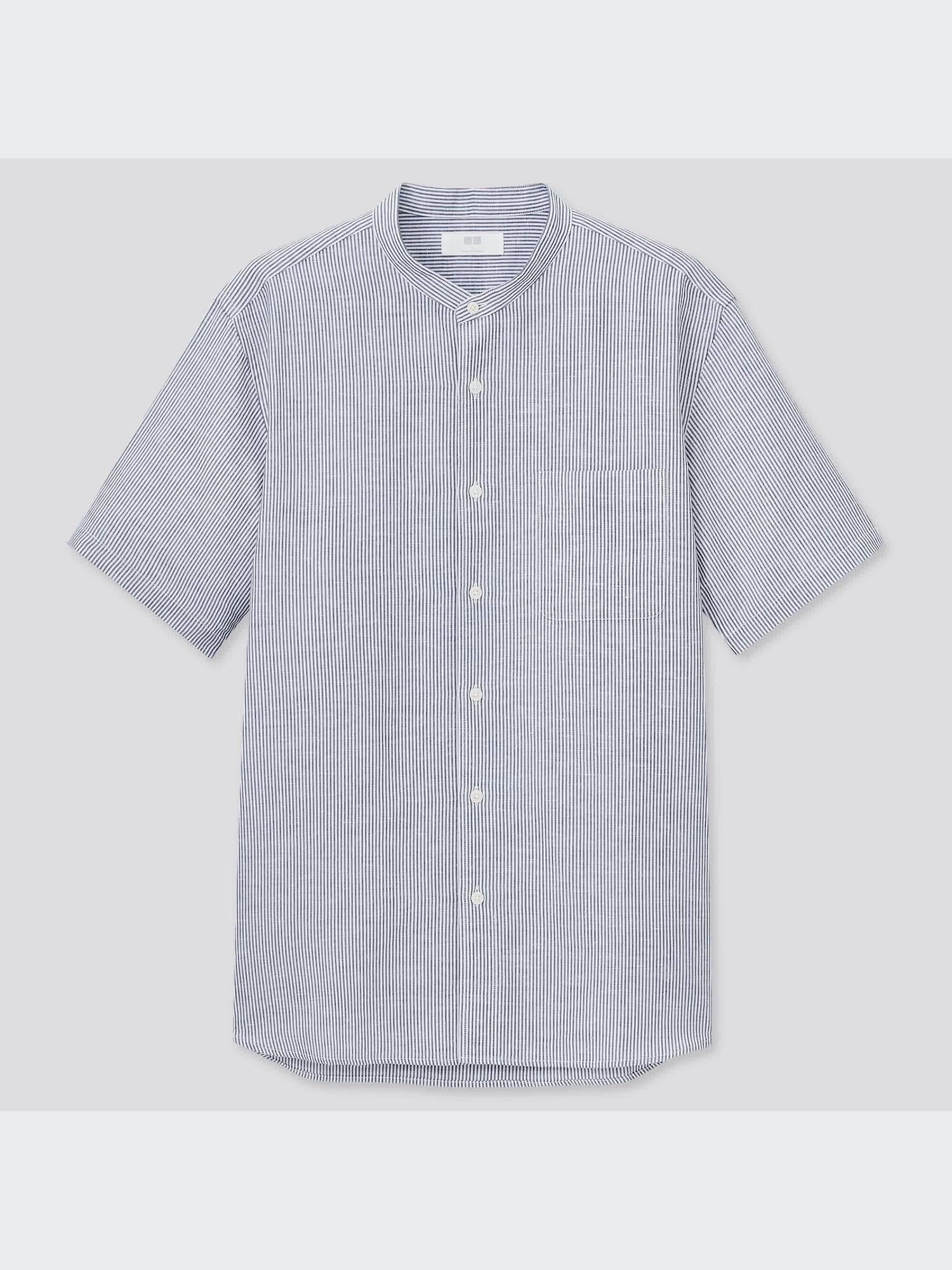【新品タグ付き】コットンリネンストライプ半袖Tシャツ B＆T CLUB (ビーアンドティークラブ) コットン ストライプ柄