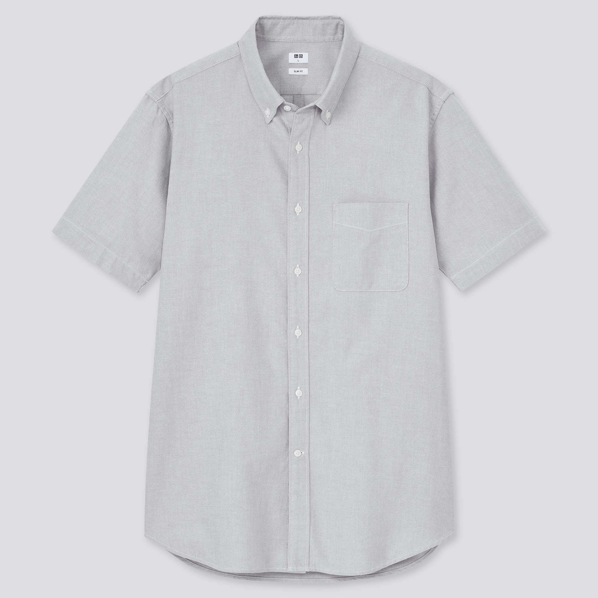 MEN'S OXFORD SLIM FIT SHORT SLEEVE 