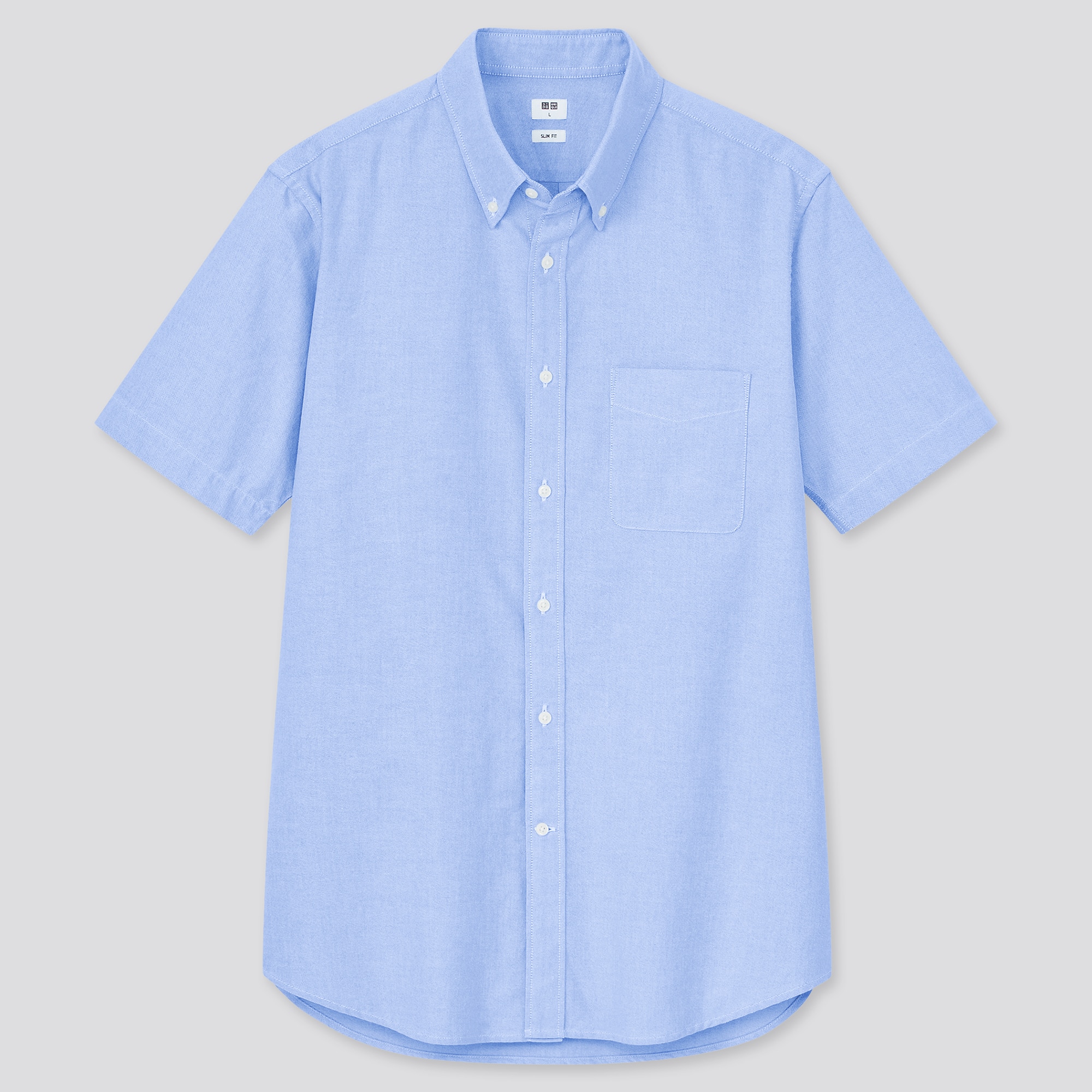 uniqlo button down short sleeve