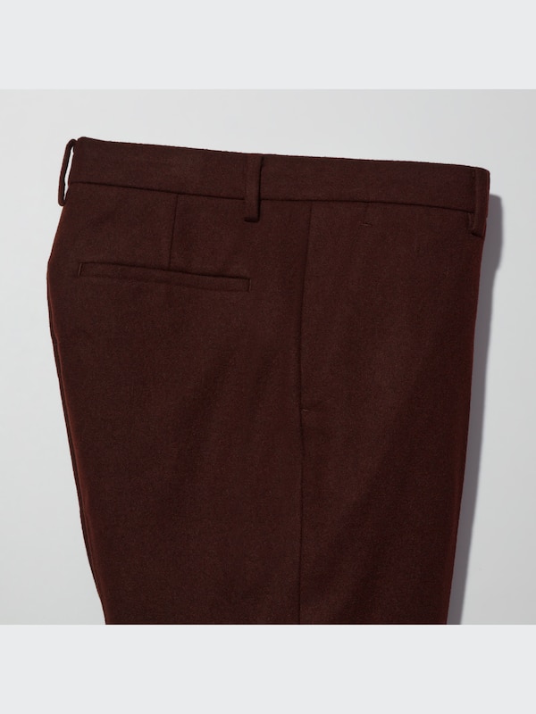 ウールブレンドスリムパンツ（フランネル・丈標準70～72cm）