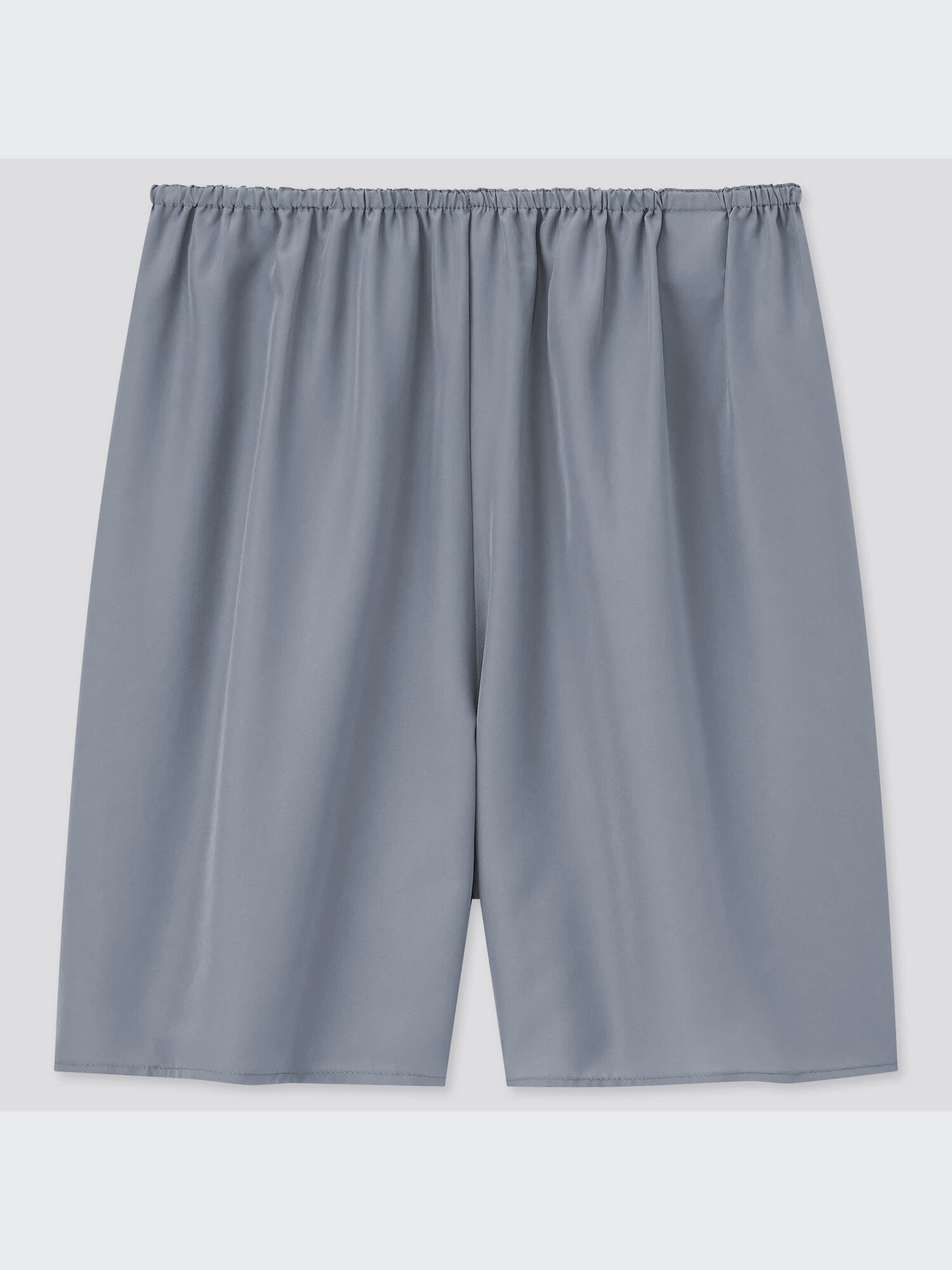 ユニクロ公式 | ワッシャーサテンスカートパンツ（丈標準45cm～49㎝）