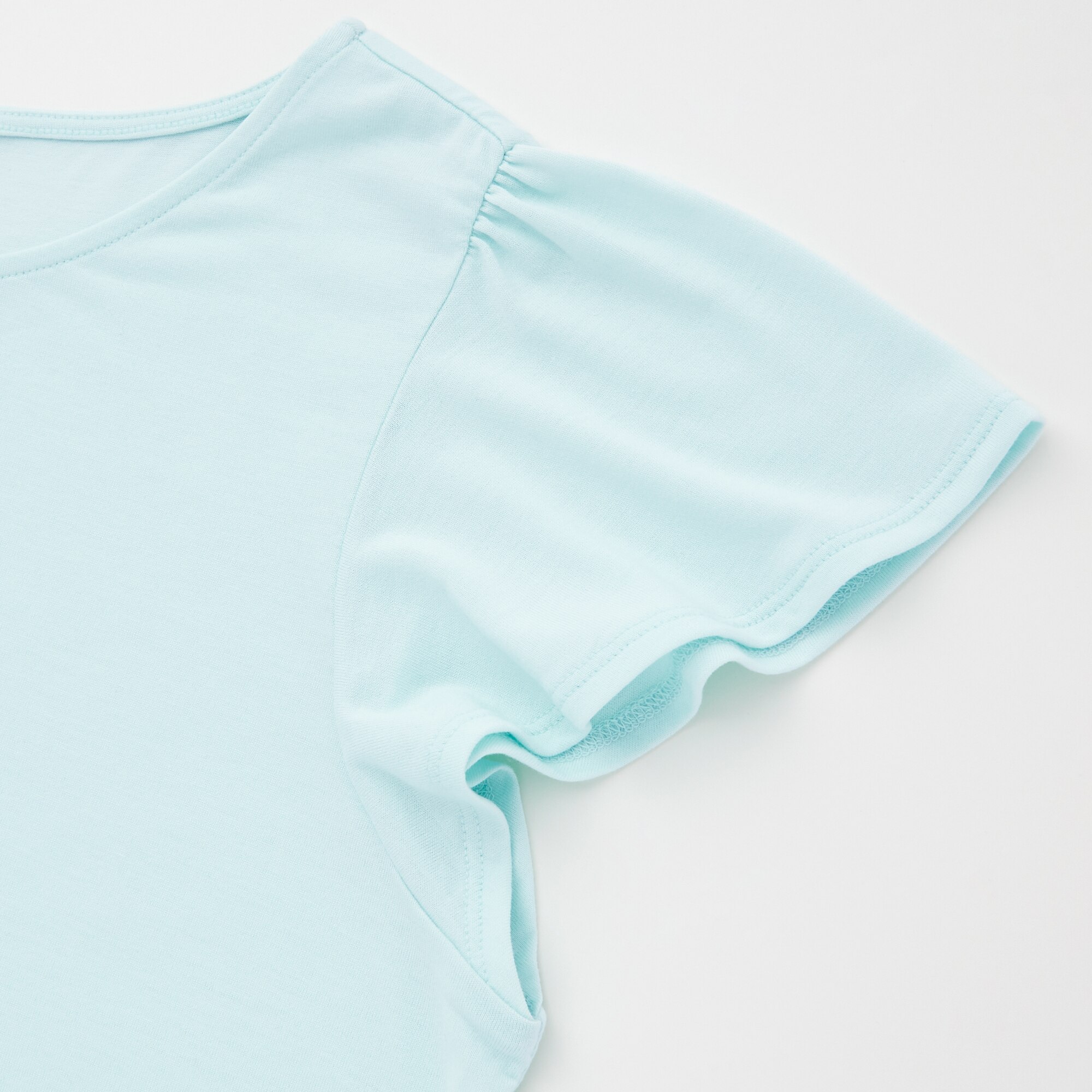 WOMEN'S RUFFLE SLEEVE SHORT SLEEVE T 