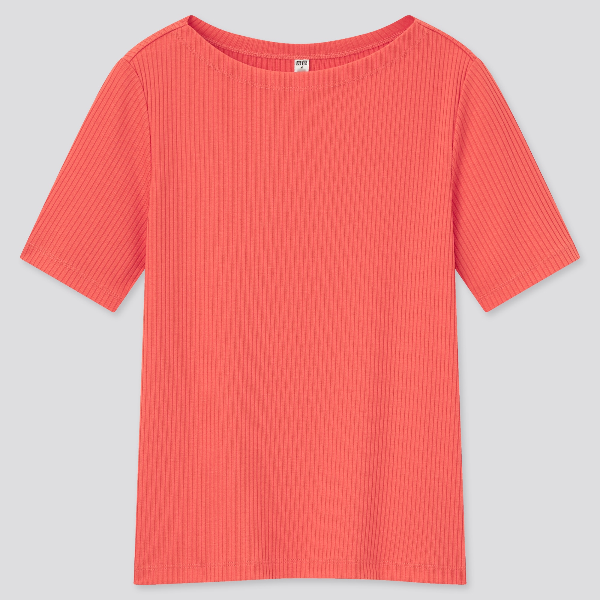 H&M Ribbed Shirt light orange casual look Fashion Shirts Ribbed Shirts 